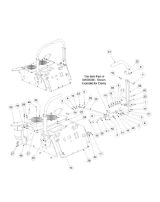 Part Location Diagram of 02000124 MTD Brake Switch Mounting Bracket